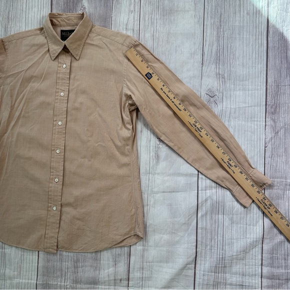 Women’s Vintage M.L. Leddy’s Custom Handmade Cotton Button Down Western Top‎ - Picture 6 of 8